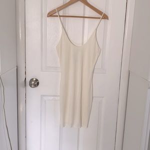 Off white, Spaghetti strap slim dress